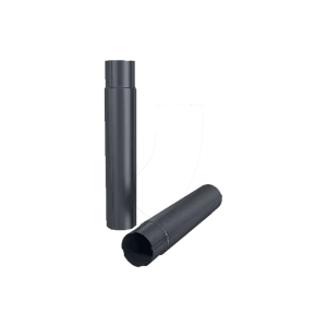 Труба круглая Ø90 1000 мм темно-серая