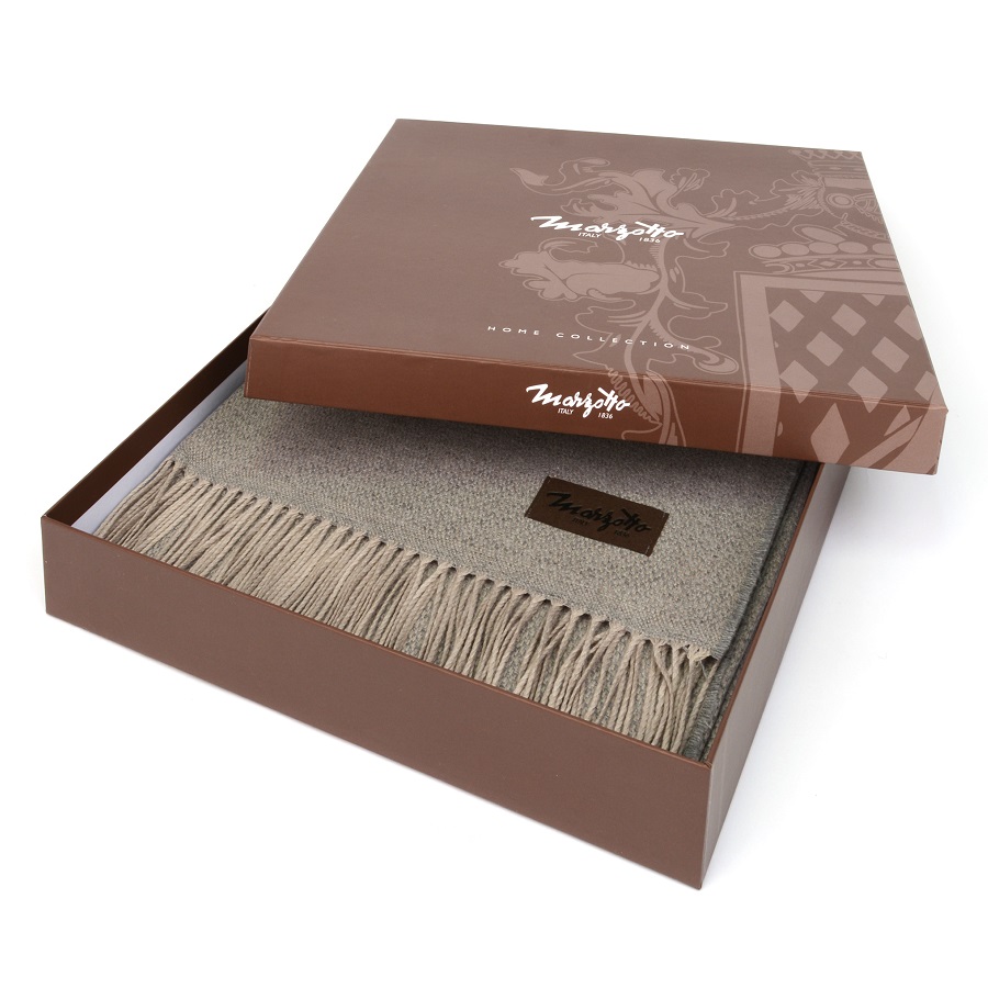 Плед Сigno Blend, 130х180 см, серый MARZOTTO CIGNOBLEND0002 - Вид №2