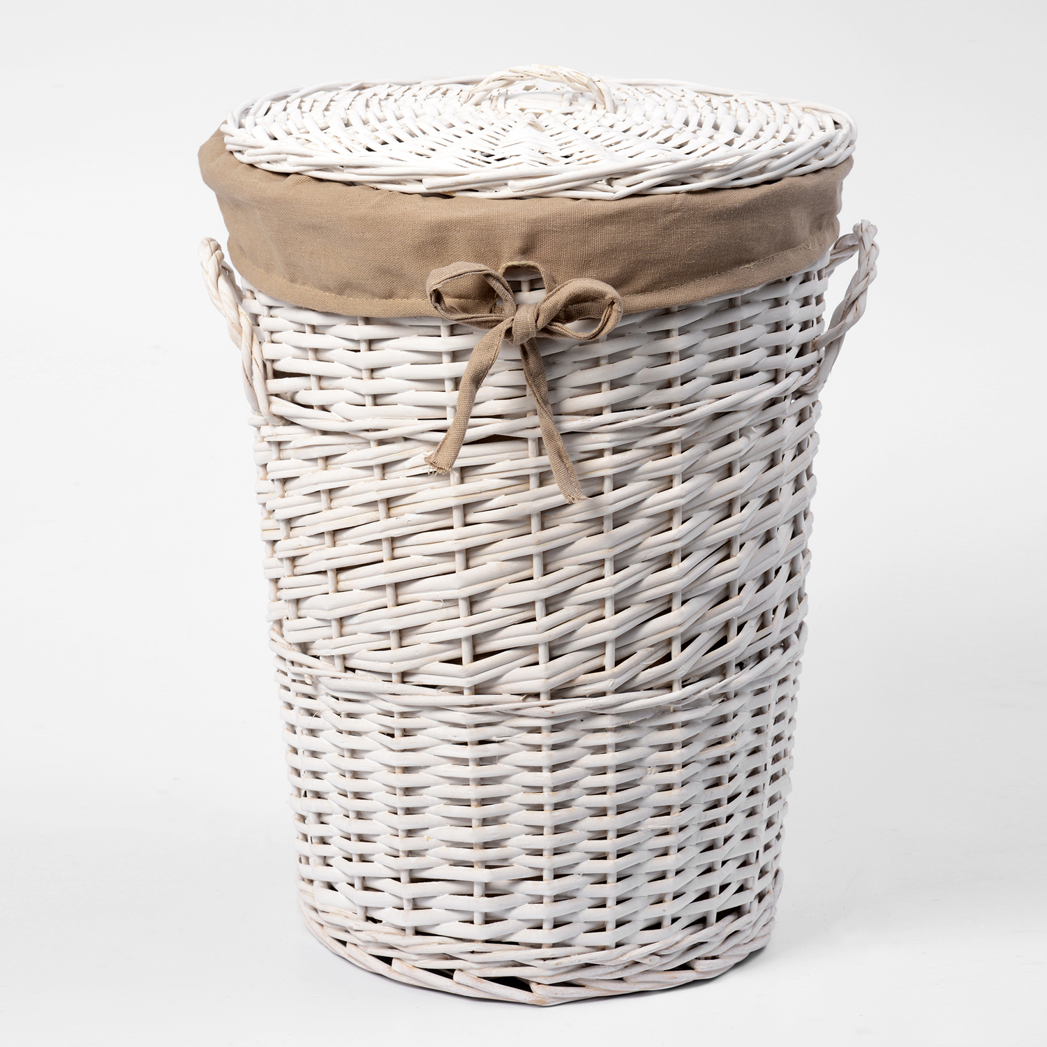 WB-106-S Aller Плетеная корзина для белья с крышкой WasserKRAFT 