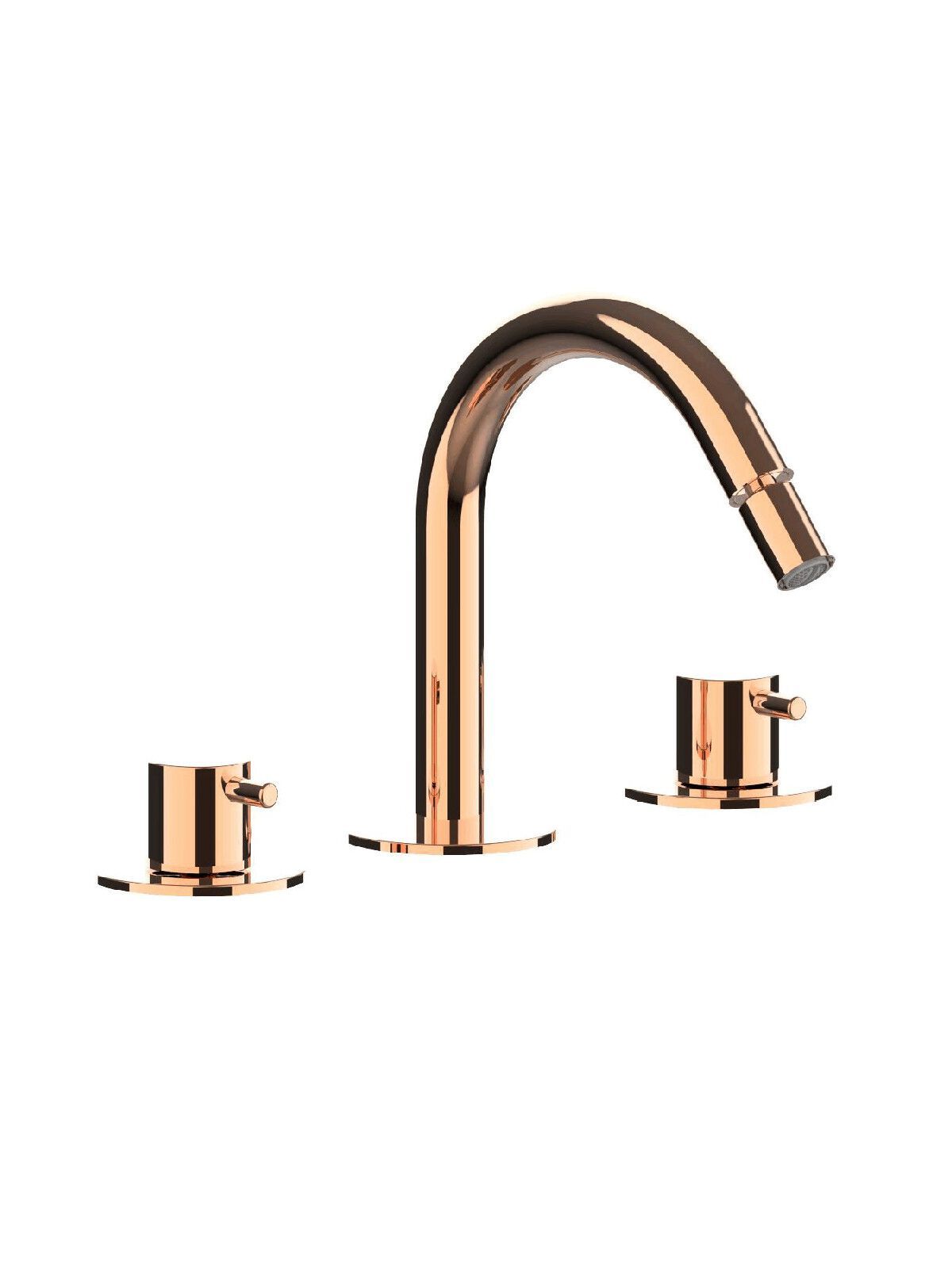 Смеситель для биде с 3 отверстиями для пола с отдельными розетками Rubinetterie Frattini Pepe XL ARCH-00131328 - Вид №22