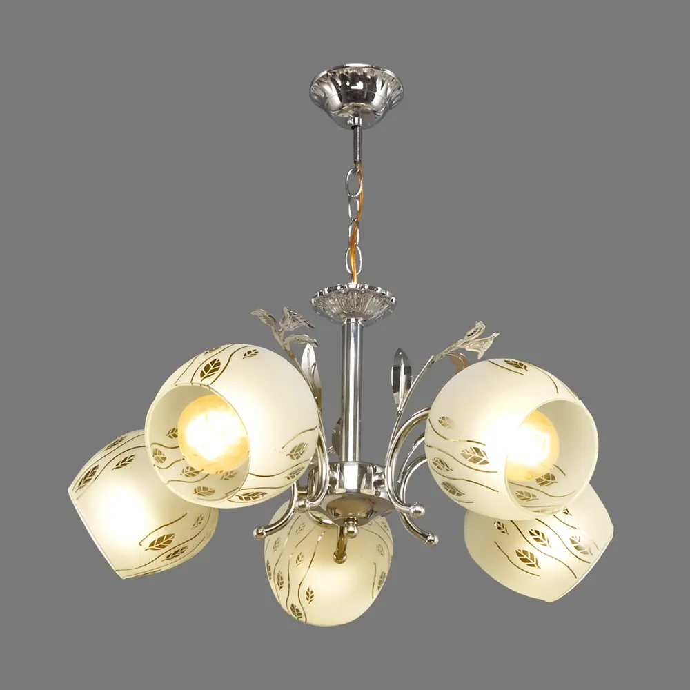 Люстра подвесная «Серенада» КС30066/5P, 5 ламп, 15 м², цвет хром КЛЮЧНИК STLM-2172221 - Вид №3