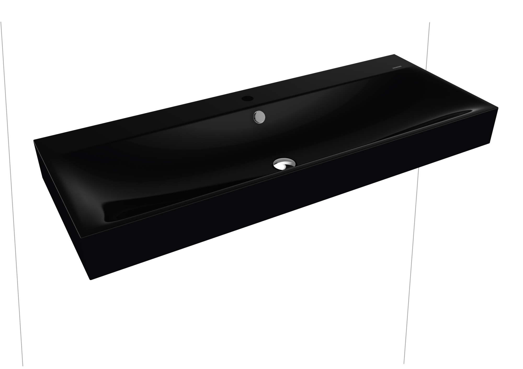 Умывальник KALDEWEI Сталь эмалированная 3046 178 черный 30463319178