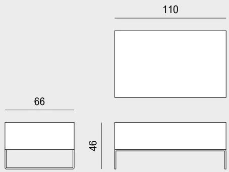 Viganò Мягкая скамья из ткани Cubino sun-id-1478954 - Вид №3