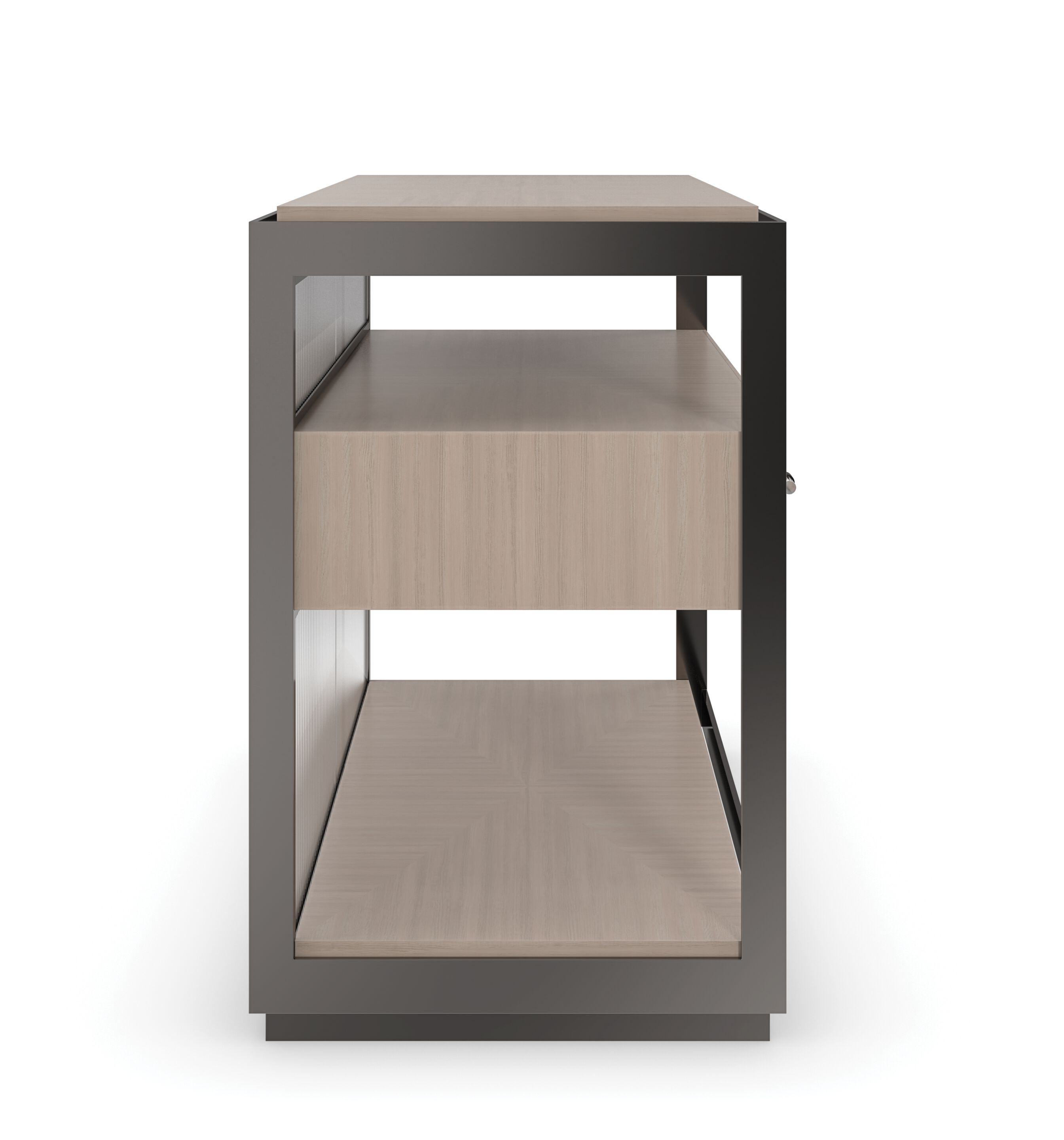 Высокий деревянный прямоугольный журнальный столик с отсеком для хранения Caracole FALLING WATERS ARCH-00111125 - Вид №2