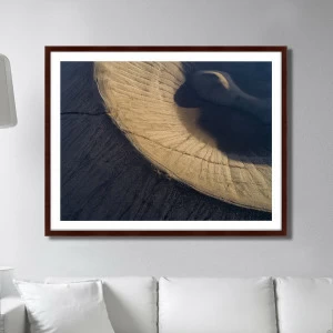 Фотокартина в деревянной раме 130х102 см Sand crator in Iceland КАРТИНЫ В КВАРТИРУ  264768 Белый;коричневый;разноцветный