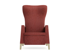 Тканевое кресло с подлокотниками