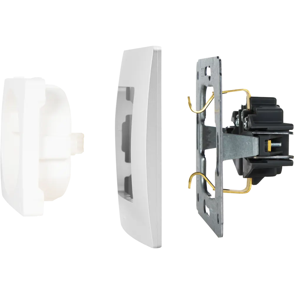 Legrand Etika: Алюминиевая рамка для трёх розеток 17356978 STLM-0008031 - Вид №2