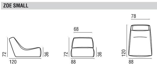 Verzelloni Кожаное кресло Zoe sun-id-1381123 - Вид №6