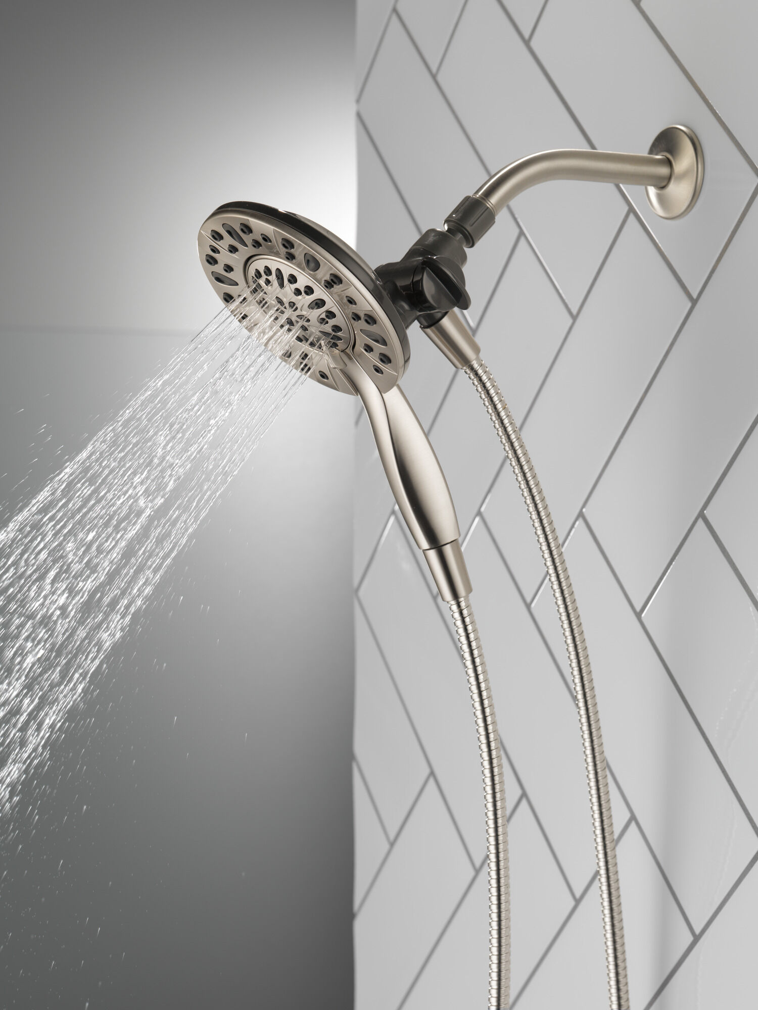 75490SN In2ition® Душ два в одном с 4 настройками Delta Faucet DELTA Матовый никель Spotshield - Вид №10