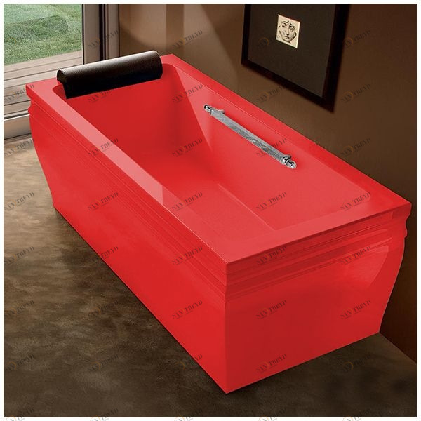 Ванна красная Gruppo Treesse Blanque 1880 V1680-SX-K VINV1680SXK