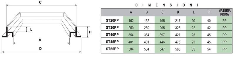 First Corporation Рама из полипропилена серого цвета First plast St55pp - Вид №1