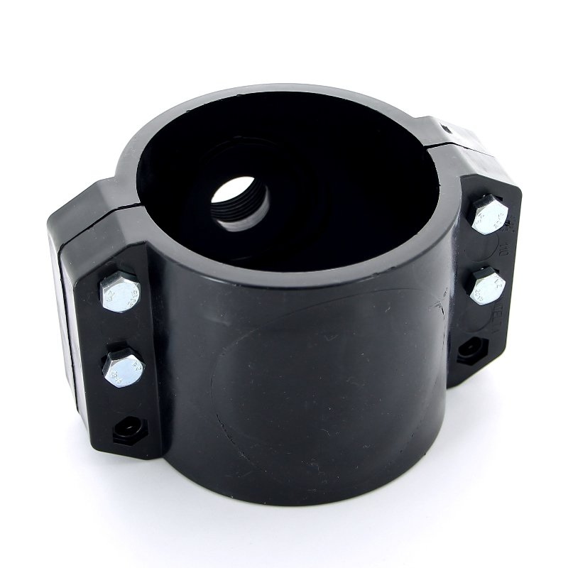 Врезка монтажная 110 x 1" ВР, 4 болта, для труб ПНД UNIDELTA 1019110004 - Вид №1