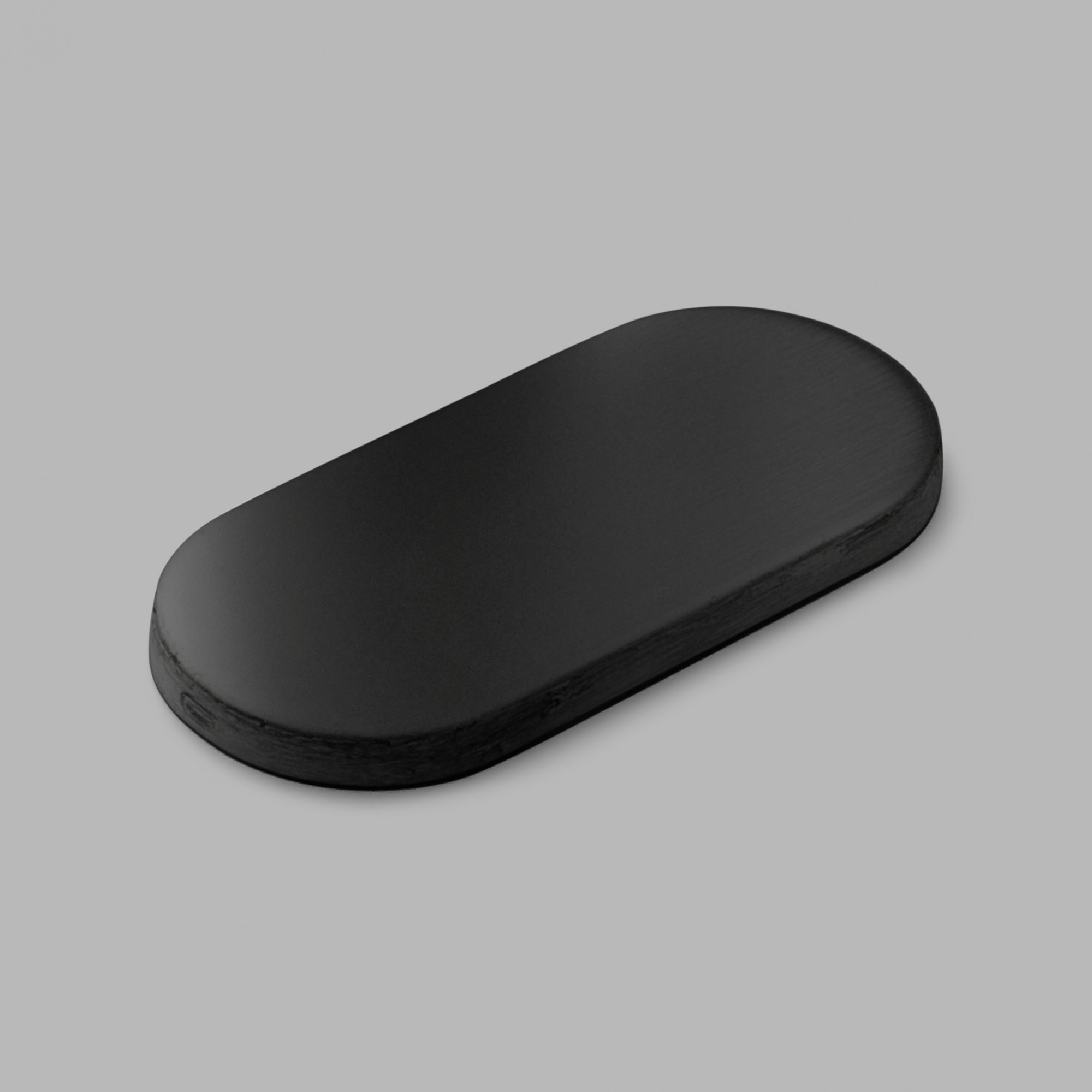 143247P4408 Накладка глухая овальная - угольd line Knud Holscher 