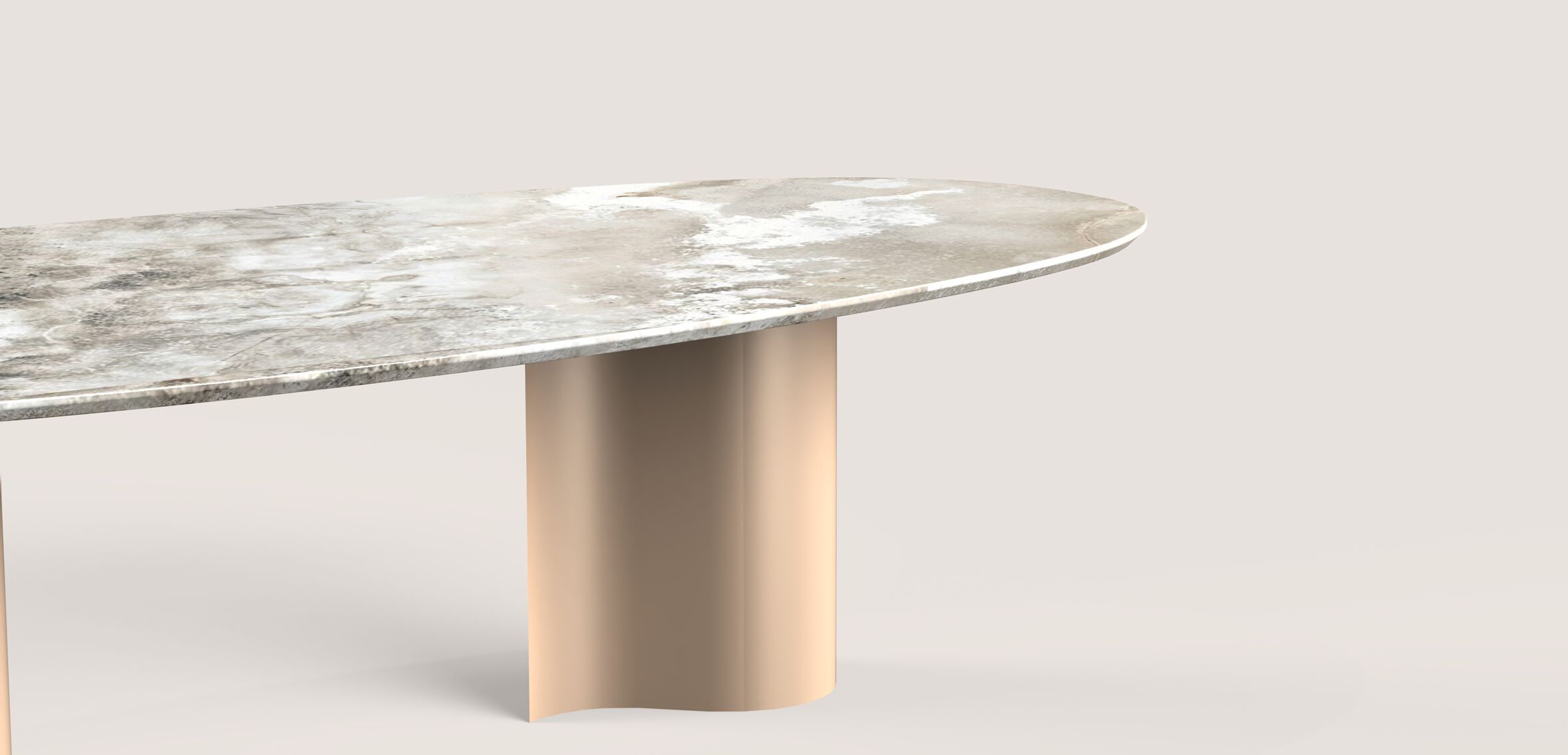 Прямоугольный мраморный стол Casamilano VIRGOLA ARCH-00058668 - Вид №5