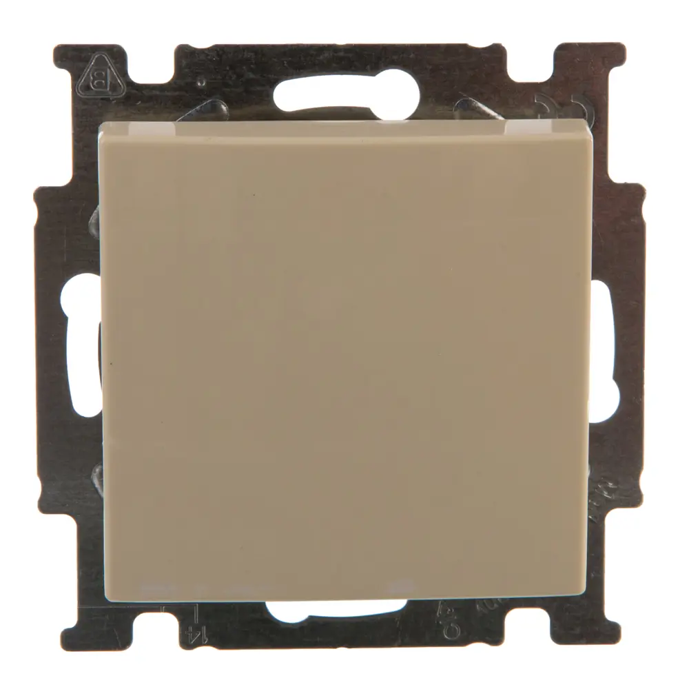 Выключатель встраиваемый ABB Basic 55 1 клавиша, цвет бежевый Basic55 STLM-2070499