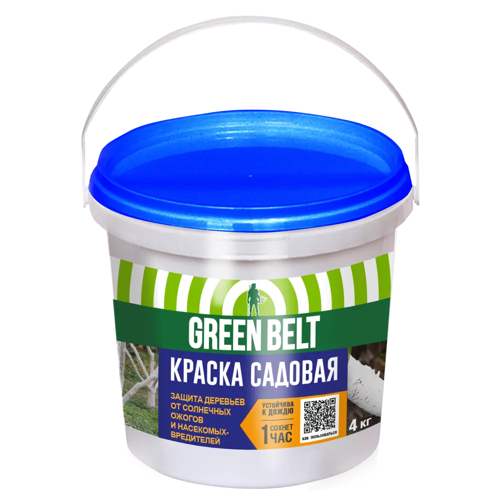Защитная краска для деревьев Green Belt 4 кг 89410424 STLM-1572792
