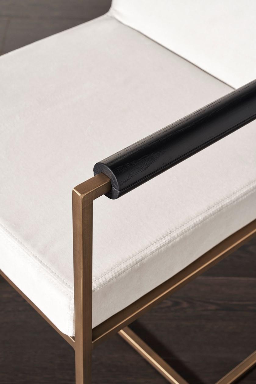 Meridiani Стул с обивкой и подлокотниками Rider sun-id-1352893 - Вид №4