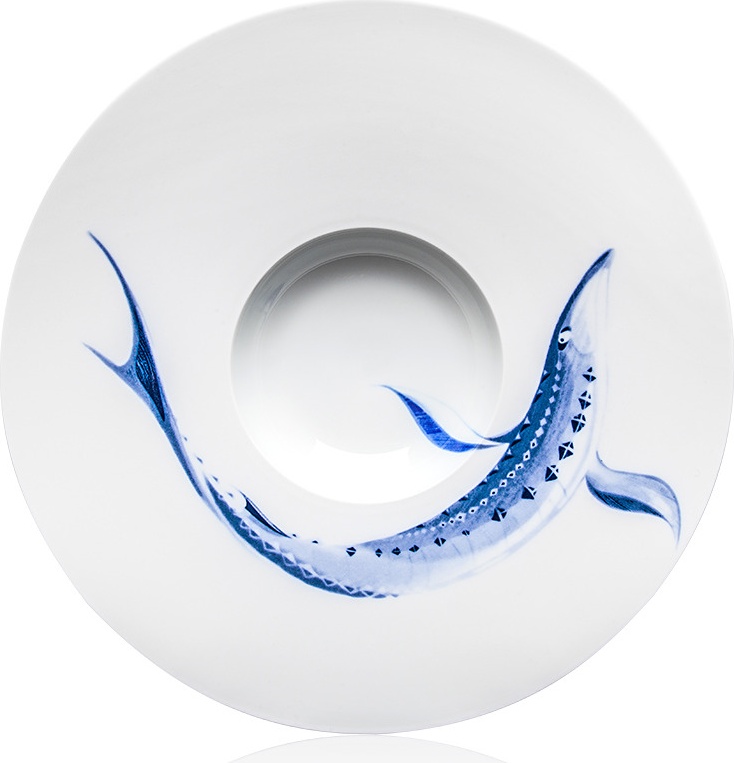 10581445 Hering Berlin Тарелка глубокая Hering Berlin "Океан" 30см Фарфор 