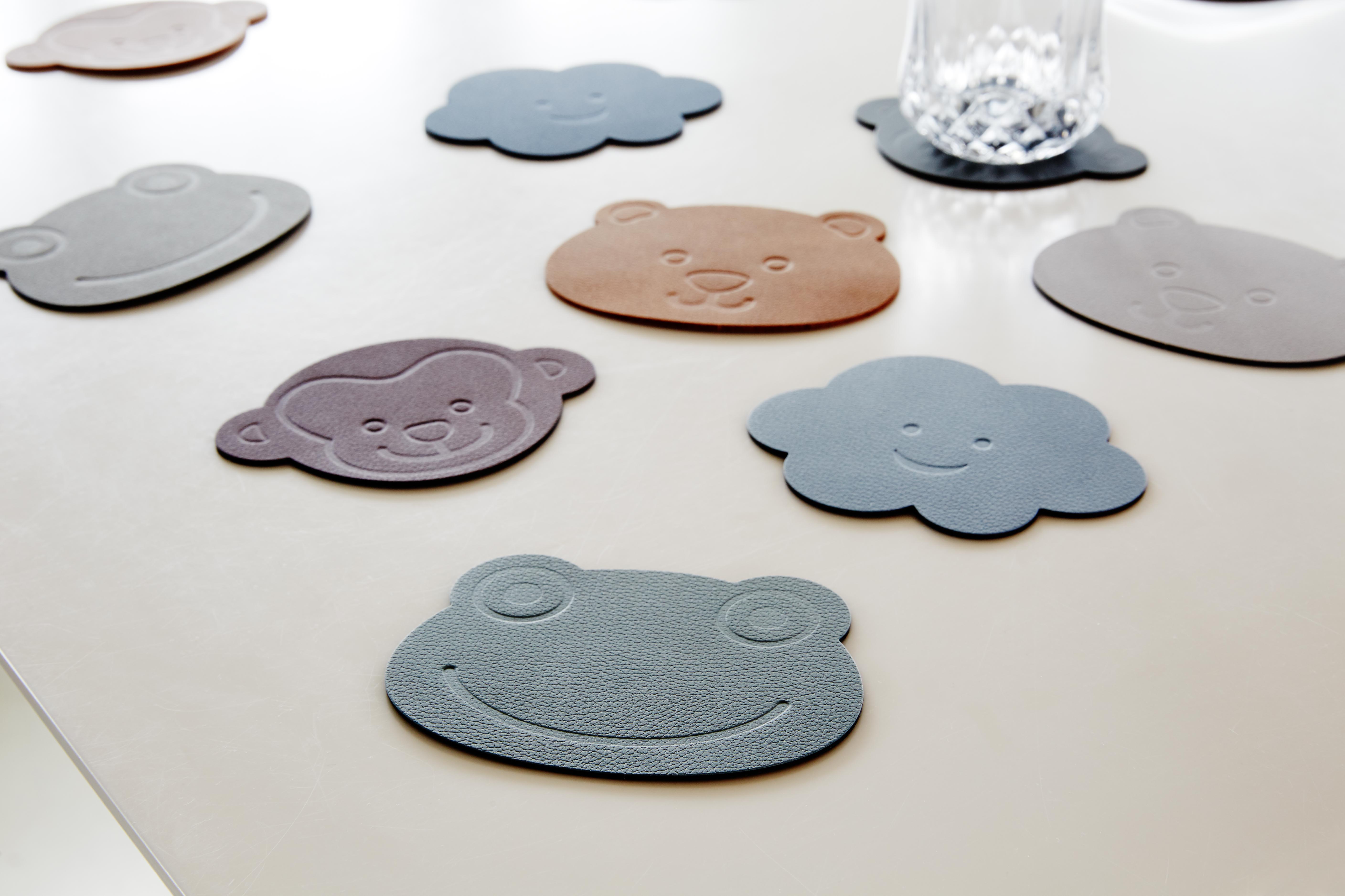 983366 NUPO dark blue подстаканник облако диаметр 12 см, толщина 1,6 мм;LIND DNA  - Вид №1