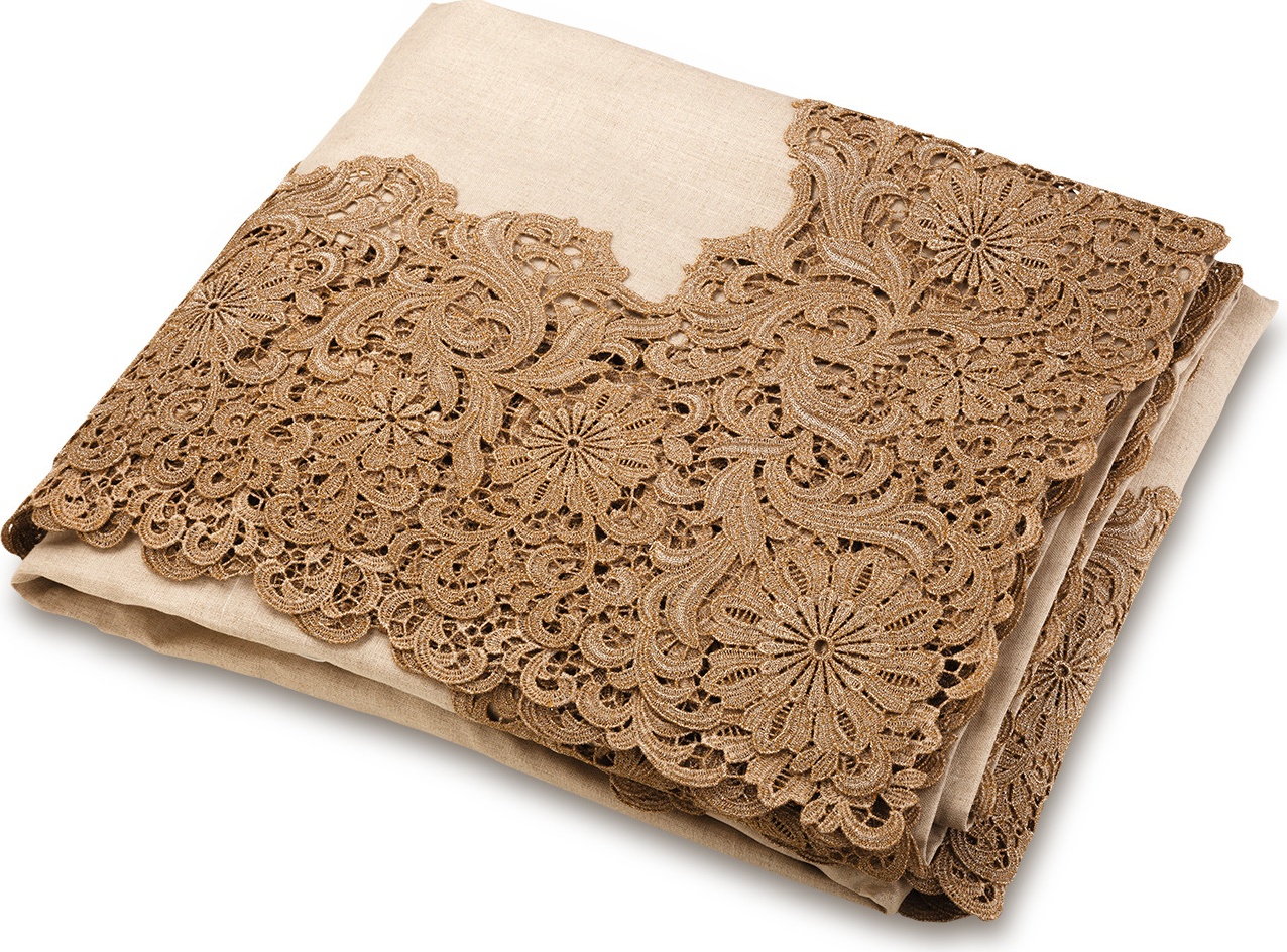 10560269 Weissfee Скатерть Weissfee "Бельведер" 170х375см (лен) Ткань 