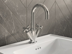 Смеситель для раковины с одним отверстием и отдельными розетками