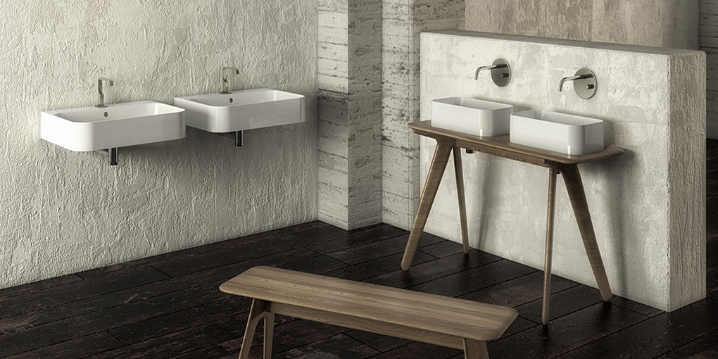 SL04535101 Подвесная раковина настенная овальная Disegno Ceramica  белая  - Вид №1