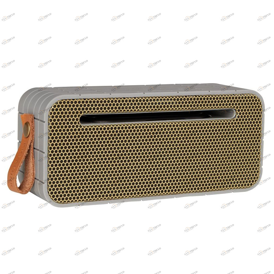 Колонка беспроводная с ремешком aMOVE серая KREAFUNK KFNG69