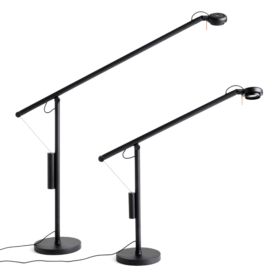 Лампа настольная Fifty-Fifty Mini, черная Hay 410217BLACK - Вид №2