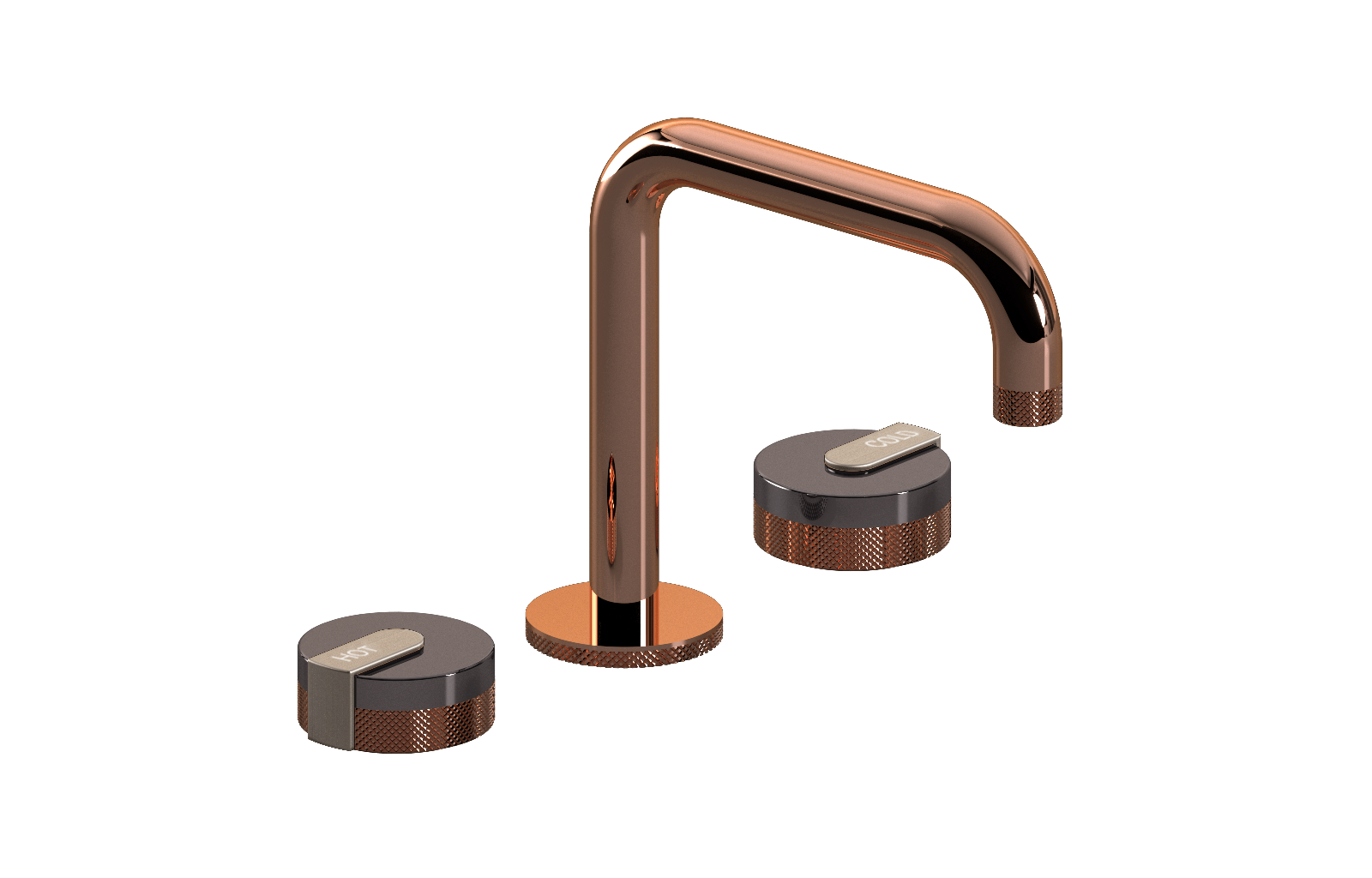 E-11511-R1OX-L1SN-RG Смеситель для умывальника на 3 отвертия GRAFF MOD+