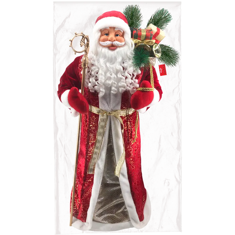 89381618 Декоративная фигура Дед Мороз 120x50 см красный STLM-1445353 Santreyd Winter - Вид №7