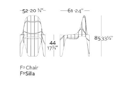 Стул Vondom F3 ARCH-00052110 - Вид №5