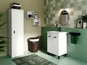 Шкаф для белья со стиральной машиной