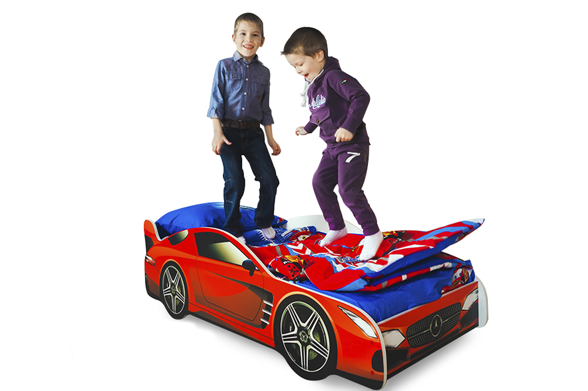 Детская кровать-машина "Мерседес" БЕЛЬМАРКО  326757 Красный Santreyd  - Вид №1