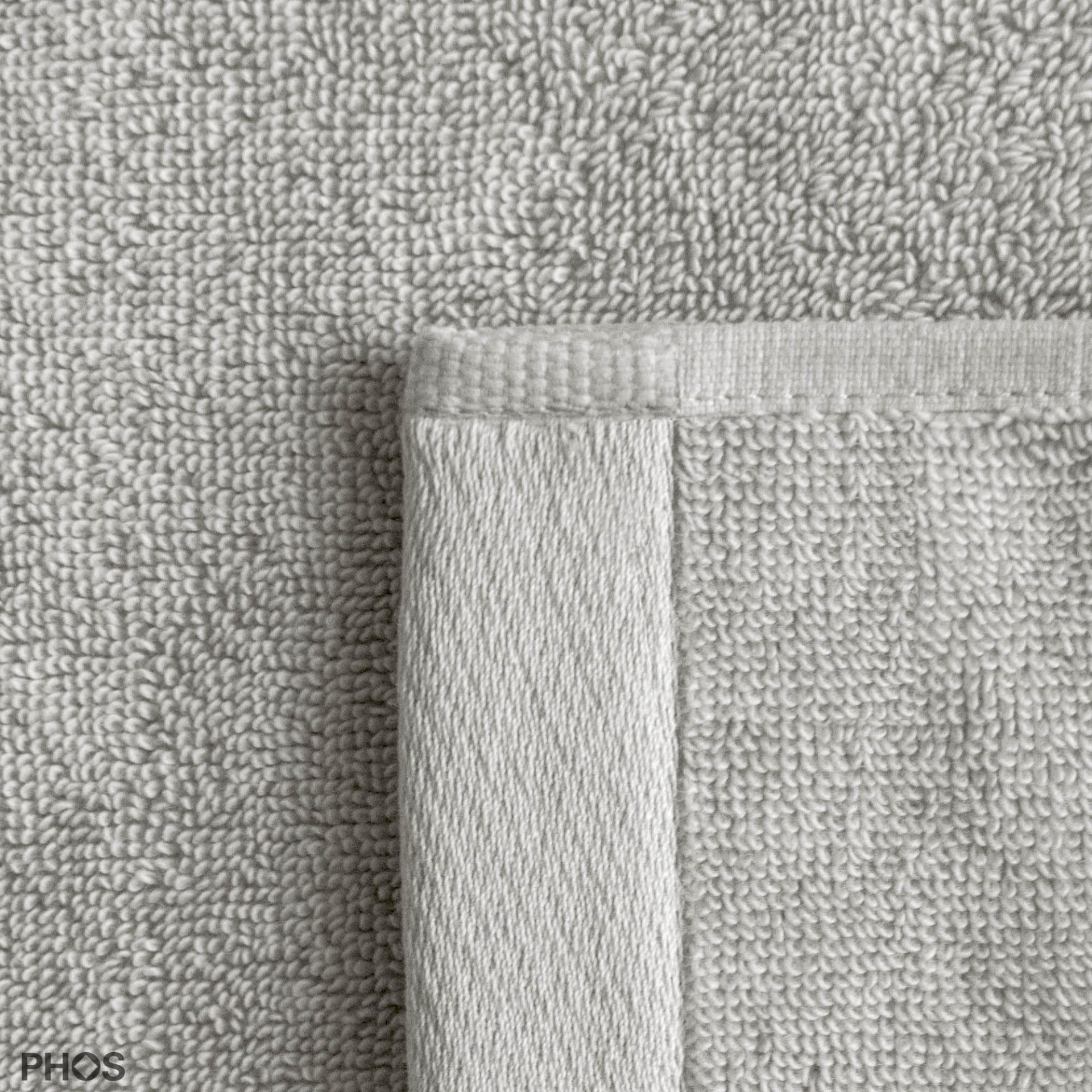 GH-GRACE-Hellgrau Полотенце гостевое грация, 30 х 30 см, цвет: светло-серый, 6 шт. PHOS  - Вид №1