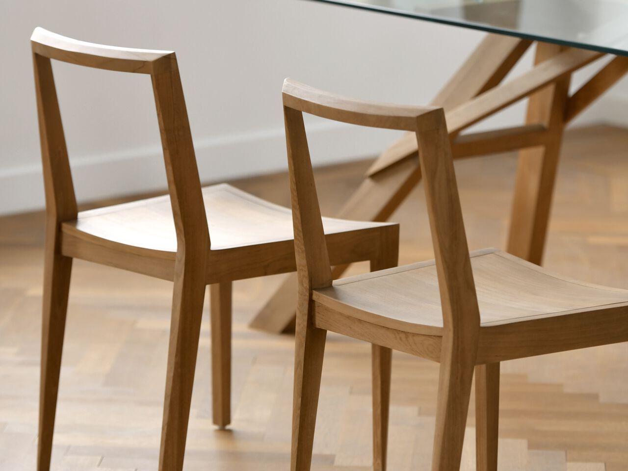 Стул из массива дерева с открытой спинкой Air Division ARCH-00090905 - Вид №7