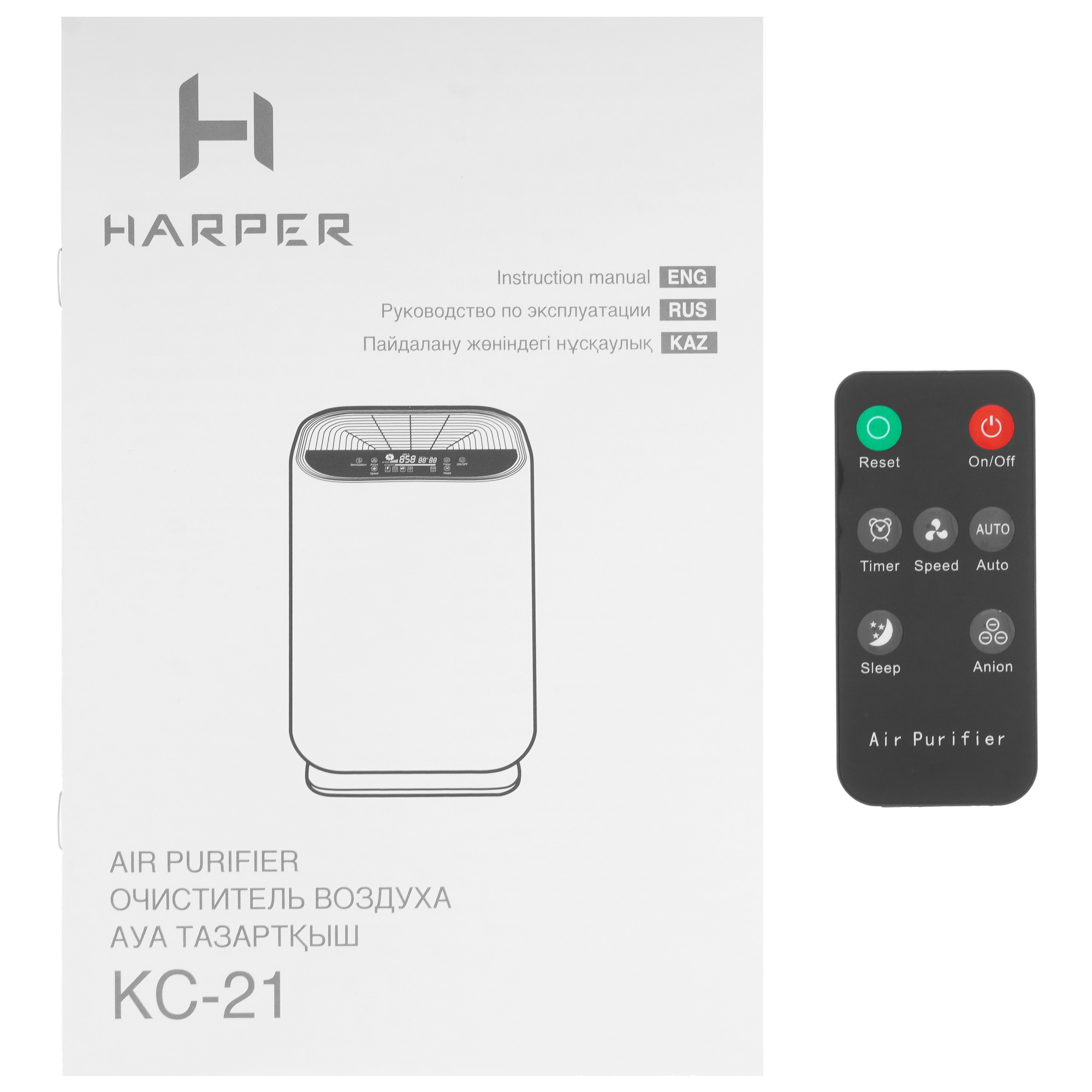 9056604 Очиститель воздуха Harper KC-21 белый STDN-0077130 - Вид №6