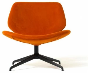 Diemme Вращающееся кресло из ткани с 4 спицами Eon lounge