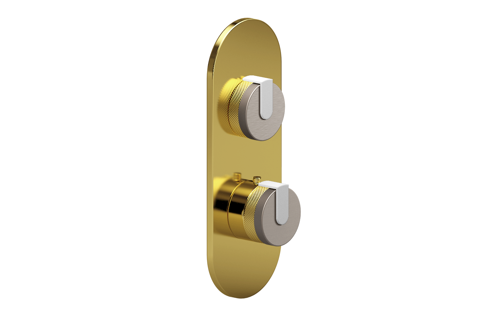 E-8026-R1SNE0-L1WT-AU-T Планка M-Series с 2 ручками - Внешняя часть GRAFF MOD+