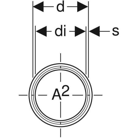 390.705.14.1 Труба Geberit Silent-PP с раструбной муфтой Geberit  - Вид №3