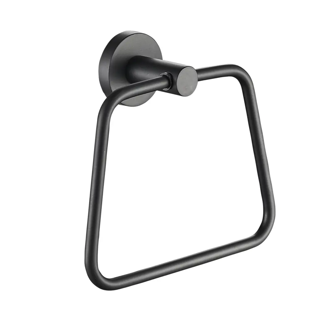 Держатель для полотенец Raindrops 20510-2 кольцо цвет черный Black STLM-2067027