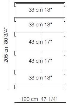 arflex Книжный шкаф из дерева Match sun-id-1402736 - Вид №12