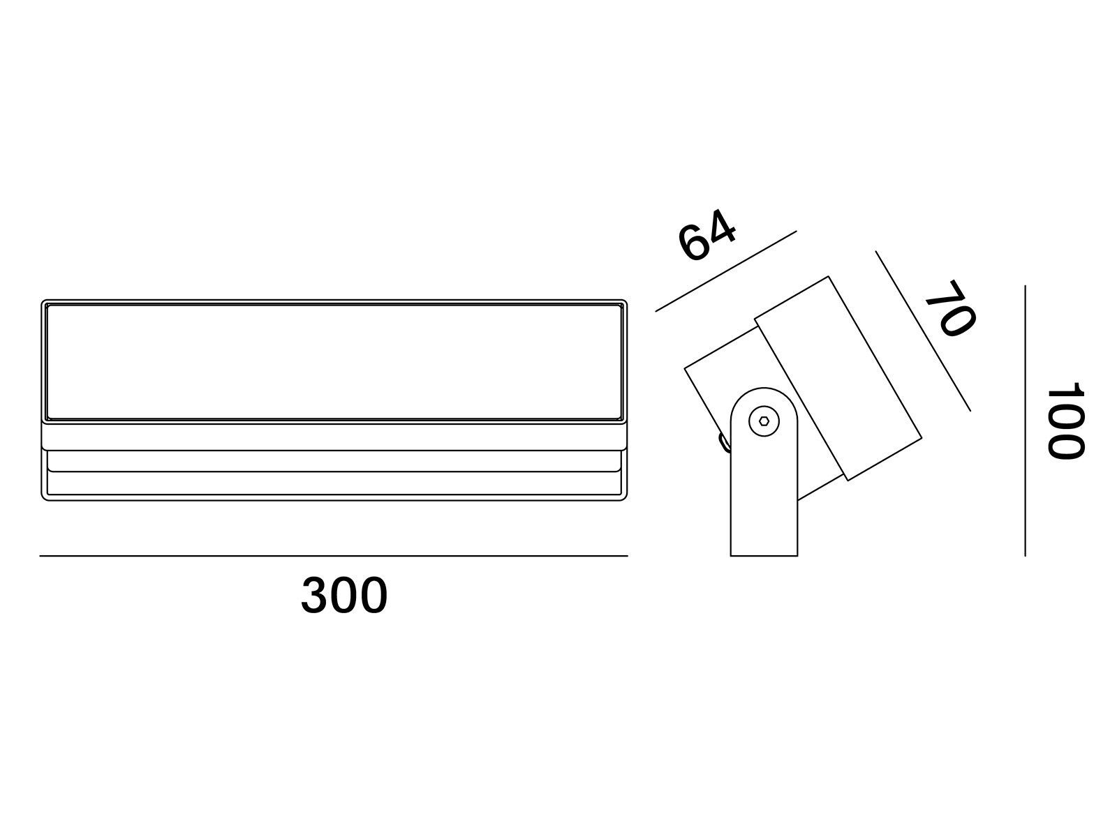 Регулируемый светодиодный прожектор из нержавеющей стали Stral BAJA ARCH-00089234 - Вид №18