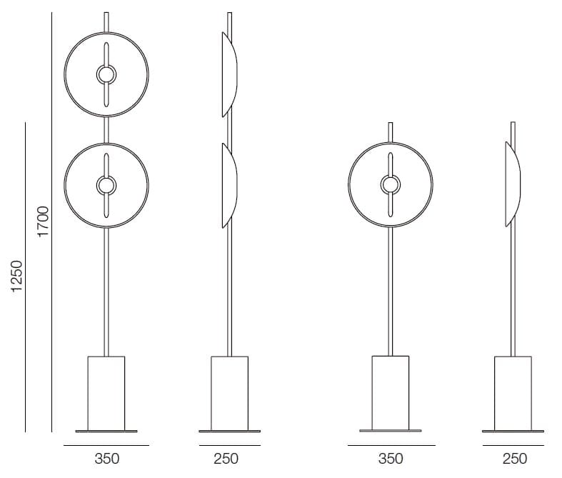 Американский Ясень светодиодный торшер Rakumba Mito ARCH-00130212 - Вид №11