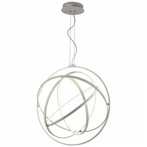 Подвесной светодиодный светильник с пультом ДУ Mantra Orbital 5740 MANTRA ДИЗАЙНЕРСКИЕ 200596 Серебро
