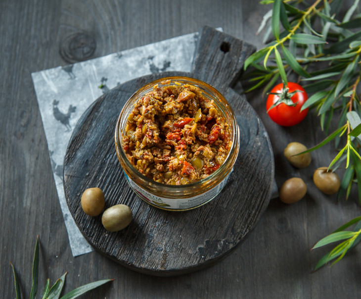 7750 Брускетта из оливок Халкидики с вялеными томатами Вкусляндия  - Вид №2