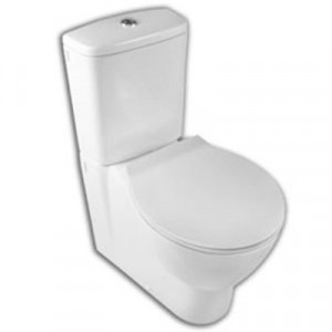 Y0TQ01 Универсальная розетка для унитаза Nido, соединенная спиной к стене Hatria