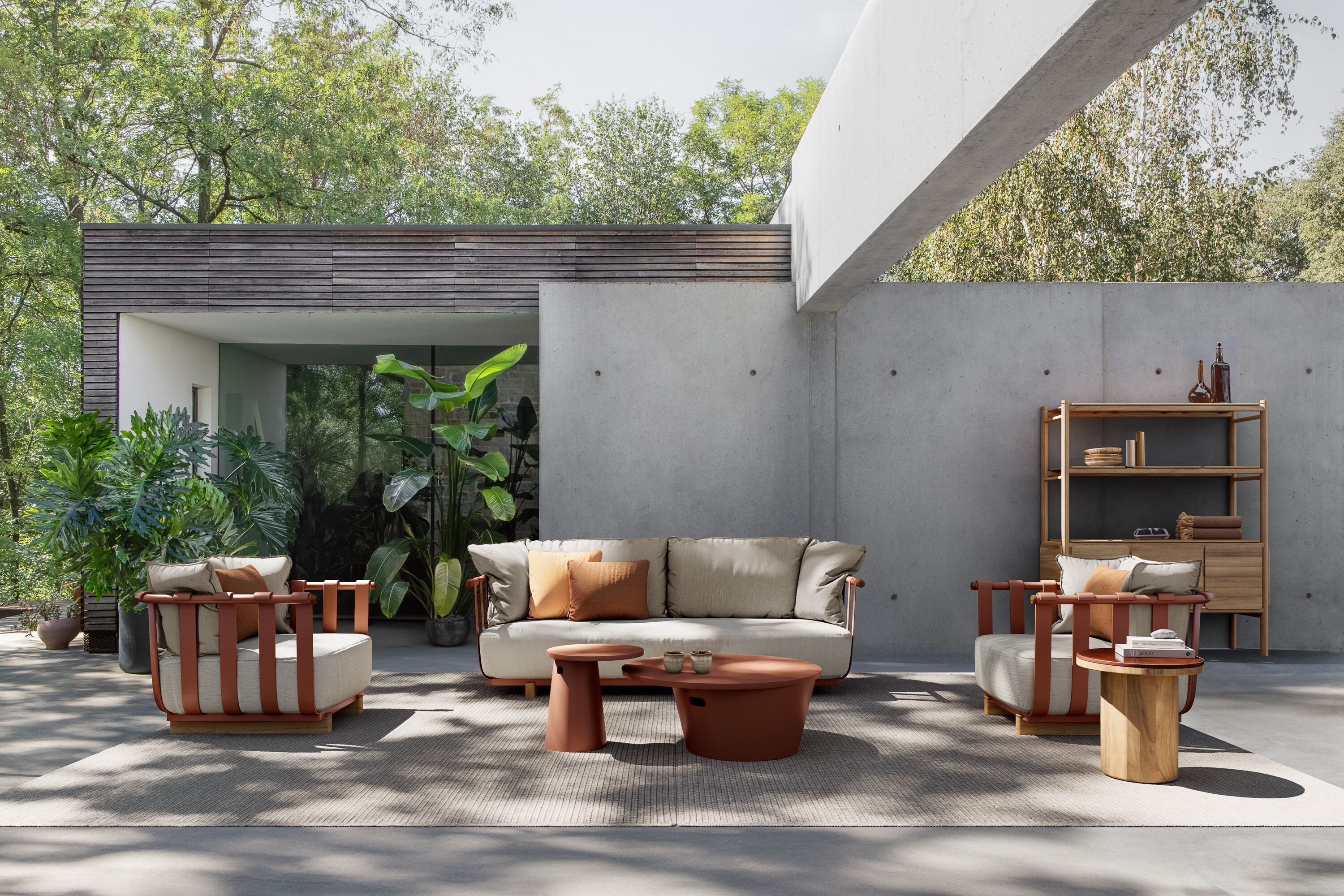 2-местный тканевый садовый диван Atmosphera Панама ARCH-00041755 - Вид №8