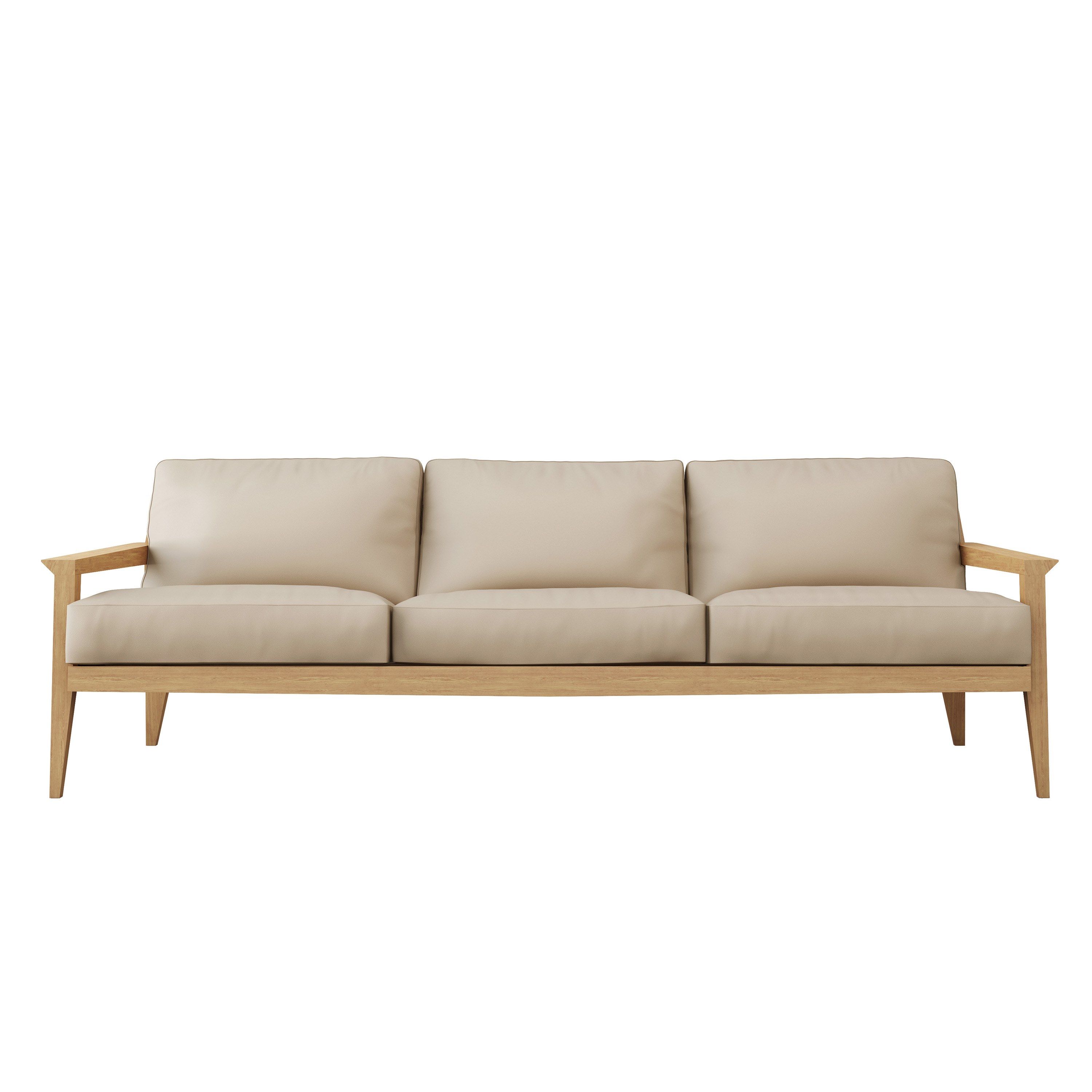 3-местный кожаный диван Case Stanley ARCH-00103406 - Вид №4