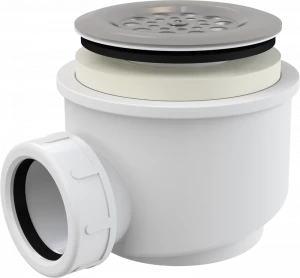 Сифон для душевого поддона с нержавеющей peшeткой