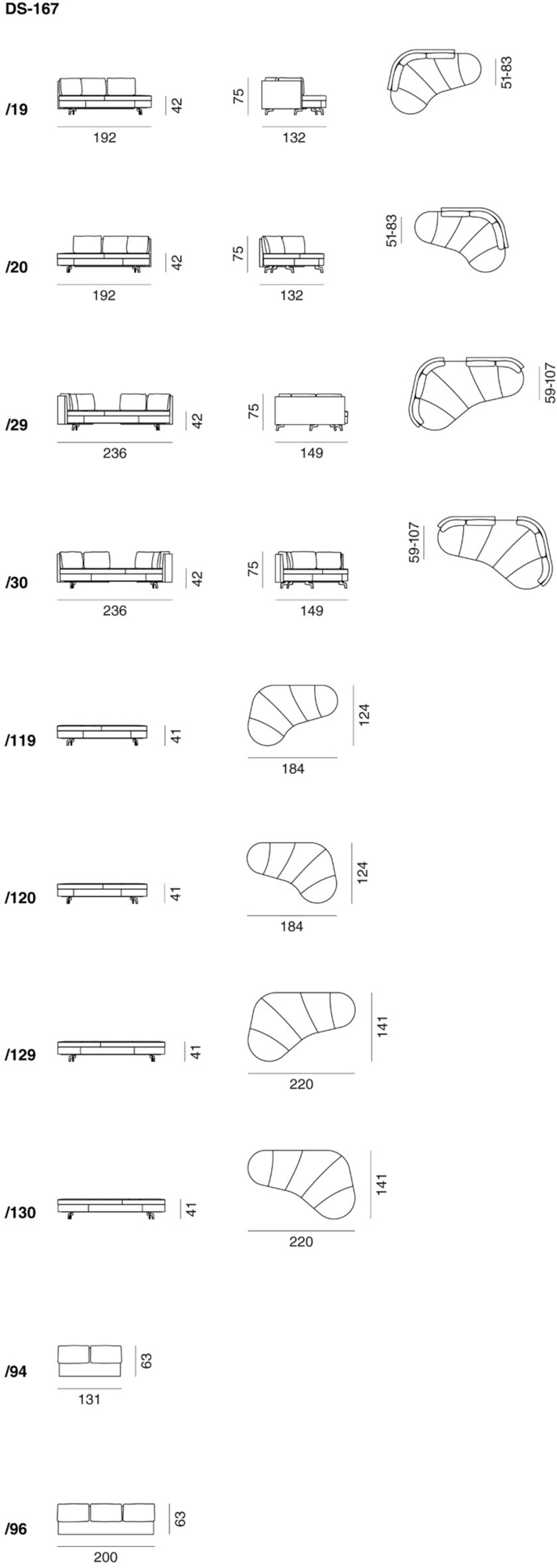 de Sede Мягкая кушетка из кожи sun-id-1437904 - Вид №2